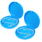 2 Pack Orthodontic Retainer Case, Simple Aligner Case for Invisalign, Night Mouth Guard Case (Blue)