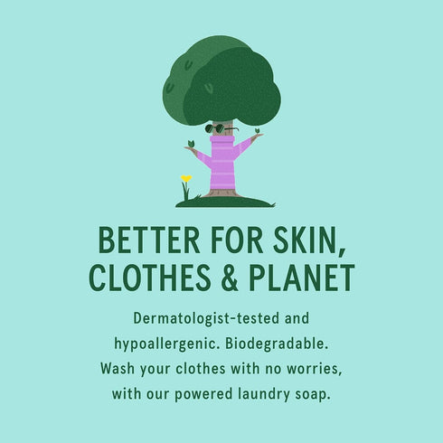 Ingredients Matter Powder Laundry Soap 15 oz: Lavender Scent, Hypoallergenic, Natural & Eco-Friendly