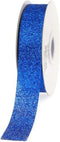 Homeford Firefly Imports Glitter Ribbon Wrapping, 7/8-Inch, 25 Yards, Royal Blue, 7/8" by Homeford