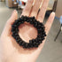 LOVEF 3 Pcs Fashion Women Pearls Beads Hair Band Rope Scrunchie Ponytail Holder
