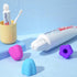 RJSQAQE Lids,6 6pcs) Self Closing Toothpaste Caps,Mess-Free Toothpaste Pcs Toothpaste Squeezers Cap No Waste,Toothpaste