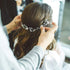 JAKAWIN Bride Wedding Hair Vine, Flower Hair Piece, Silver Bridal Headpiece, Pear Hair Accessories for Women