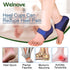Welnove 2PCS Heel Protectors, Heel Sleeves Pads for Relieving Heel Pain from Plantar Fasciitis, Cracked Heels