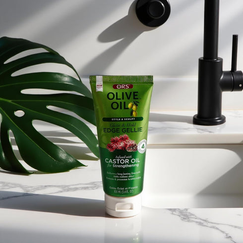 ORS Style & Sculpt Edge Gellie with Castor Oil, 3.5 Ounces for Strengthening