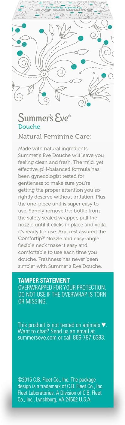 Summer's 1 4.5 Oz Eve Douche, Vaginal Douche for Women, Fresh Scent, Unit