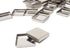 Honbay 56PCS Metal Empty Square Pans - Makeup Tins Organizer for Eyeshadow Blush Lipstick (26mm, Height: 5mm)