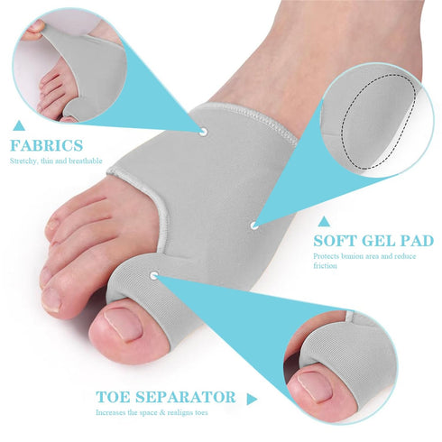 Bunion Corrector for Women Men, Bunion Socks Toe Corrector Big Toe Straightener Separator Pain Relief, 1 Pair