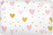 miaozhen Heart Dot Valentine's Day Extra Large Resuable Changing Pad Covers Soft Absorbent