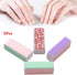 YIMART 5Pcs/set Nail Art Buffer Block Nail File for Nail Polish UV Gel Manicure Pedicure Buffing Sanding Polish (Flower)