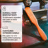 ZEUS Boar Bristle Beard & Mustache Brush for Men, Soft Bristles, Travel Care Brush with Handle (Made in Germany) J92