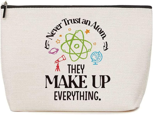 Chemistry Gifts, Science Gifts for Adults, Christmas Presents for Teen Girls, Scientist Makeup Bag