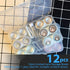 12 Pack Clear Contact Lens Case with Tweezer Remover Tool, Solution Bottle, Contacts Soak Storage Container Kit for