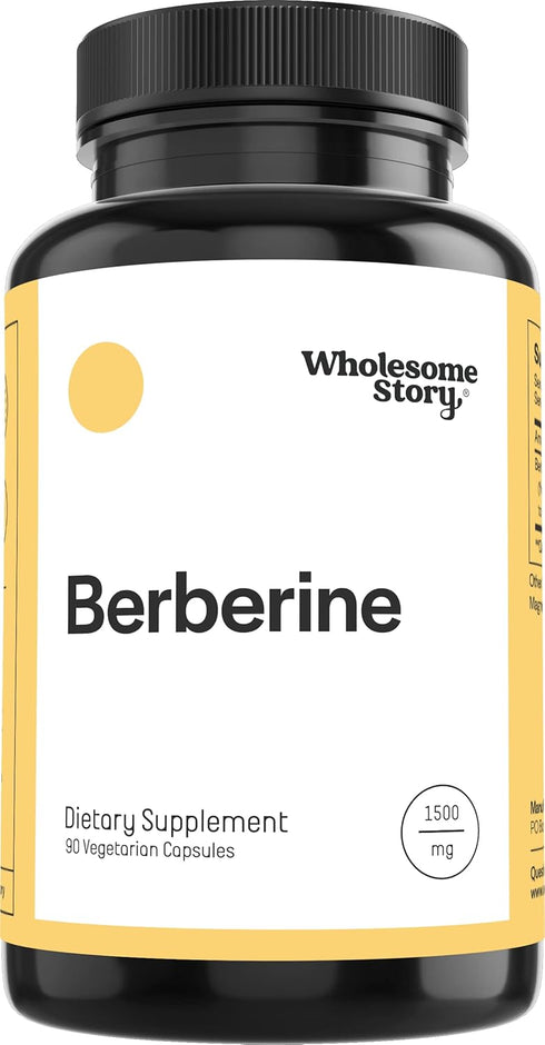 Berberine Supplement 1500mg | 90 Berberine HCL Capsules | Supports Metabolic Profiles & Hormonal Balance