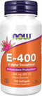 NOW Supplements Vitamin E-400 IU - 100 Count for Antioxidant Protection