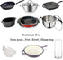 Cast Iron Scrubber 6 Inch Stainless Steel Cleaner - Household Chain Scrubber for Cast Iron Pans, Skillet, Wok, Pot