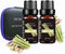 Lemongrass Essential Oil Set, 2 Pack x10ml, Refills Air Freshener, Essential Oils for Diffuser