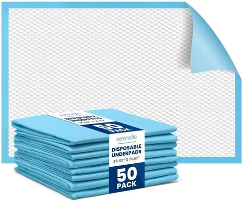 Metro Source 23x36 inches, 150 Count, Disposable Underpads, Highly Absorbent with Waterproof Backing, for Bed
