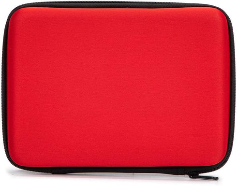 First Aid Hard Case Empty, EVA Hard Red Medical Bag for Home Health, First Emergency Responder Camping