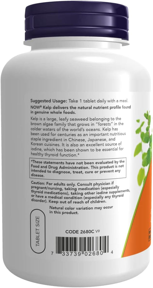 Now Foods Kelp, 150mcg Natural Iodine, 200 Tablets