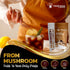 Mushroom Powder, 25 in 1 Mushrooms Lions Mane Powder Organic - 2000mg - 120 Servings, Superfood Mushrooms