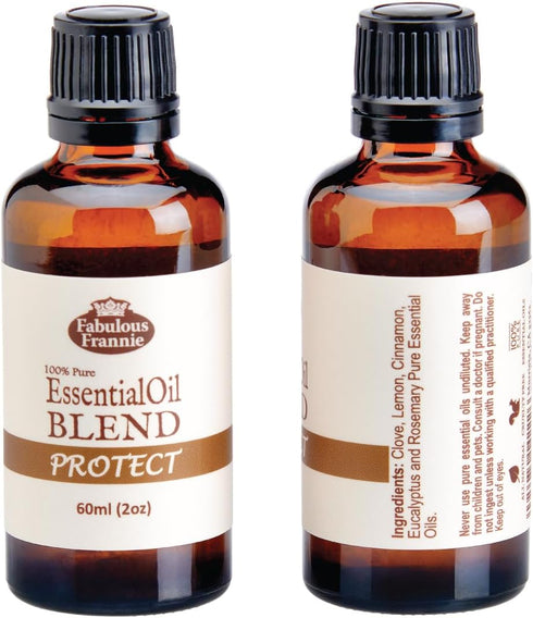 Protect Pure, Undiluted Essential Oil Blend, Therapeutic Grade for Aromatherapy, 60ml (2oz)