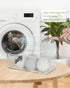 Dryer Sheet Holder - Acrylic Dryer Ball Dispenser Container with Lid for Laundry Pods, Clips, and Sheets