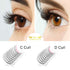 PRO LASHBEAUTY Premade Volume Eyelash Extensions, 5D, D Curl, 0.10mm, 14mm, Vegan, Individual