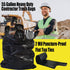 Contractor Trash Bags, 55 Gallon Heavy Duty, 10 Count, 2 MIL, 36" X 56" Large Black Flap Tie Garbage Bags