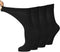 Diabetic Dress Socks Comfortable Soft Non-Constricting for Men Women - Ease Circulation Neuropathy Maternity (Black 4
