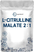 Pure L Citrulline Malate 2:1 Powder, 500 Grams, Vegan Citrulline Supplement for Muscle Performance, Unflavored