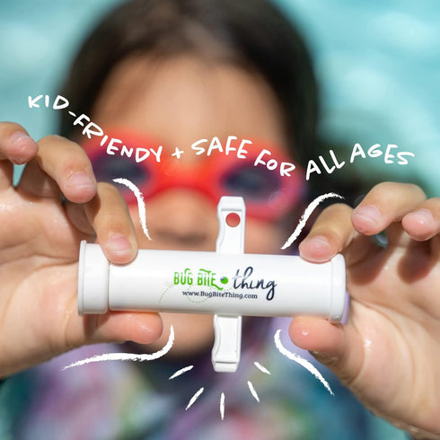 BUG BITE THING Suction Tool for Bug Bites and Bee/Wasp Stings, Natural Insect Bite Relief - White 2-Pack