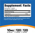 Nutricost Pregnenolone 10mg, 120 Capsules - Non-GMO, Gluten Free, Vegetarian Capsules