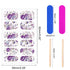 Nail Art Stickers Decal Assorted, Holiday Decorations for Fingernail and Toenail, Christmas Stocking Stuffers