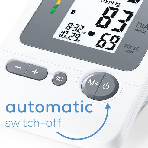 Beurer BM26 Upper Arm Blood Pressure Monitor - Large Cuff, Automatic & Digital, Home Use BP Machine