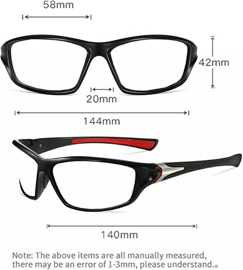 willochra with Full lens Readers Wrap Around Sport Magnifying Safety Reading Glasses photochromic Goggles
