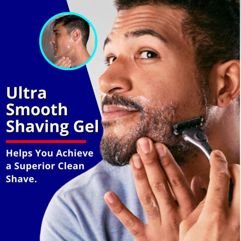 Timothy's Unscented Shave Gel 3 oz, Alcohol Free, Paraben Free, Sensitive Skin, Dermatology Tested