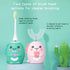 Kids Electric Toothbrushes | U Shaped Ultrasonic Toothbrush | Rechargeable with Smart Timer | IPX7 Waterproof (Blue)