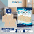 Metatarsal Pads Men Sleeves Inserts with Gel, 4-Pack Ball of Foot Cushions for Pain Relief