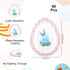 YoehMongYo 60 Packs Easter Plates Disposable Dinner Egg Plate Happy Easter Paper Plates with Bunny Patterns for Holiday
