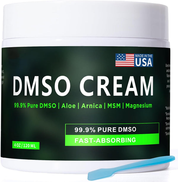 Smelling salts DMSO Cream, 99.9% Pure DMSO, Low Odor, Non-Greasy, 4 oz