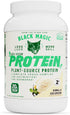 Black Magic Plant-Source 100% Vegan Protein - Keto, Low Sugar, Dairy Free, Vanilla Ice Cream, 2 LB