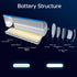 3.7V Lithium Batteries 5200mAh Rechargeable Battery Pack, Lithium Ion Batteries with XH2.54mm Connector for DIY