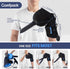 Shoulder Ice Pack with Compression for Rotator Cuff, Reusable Gel Wrap for Pain Relief and Swelling
