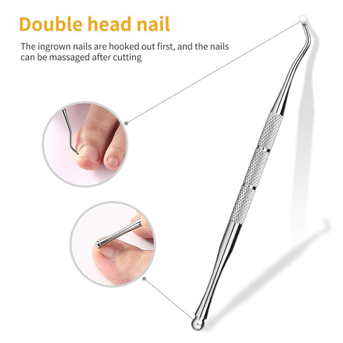 Toenail Clippers, Medical Grade Toe Nail Trimmer, Stainless Steel Sharp Pedicure Clippers for Thick Nails