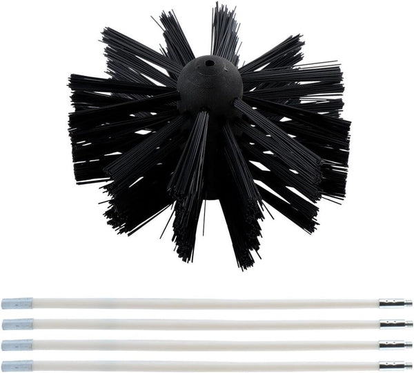 Electric Cleaning Brush Dryer Vent Cleaner Kit with 4 Tubes for Indoor Home Cleaning