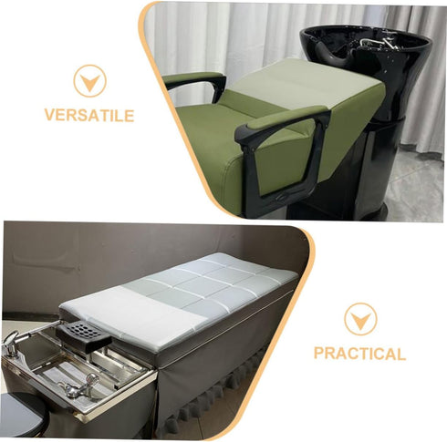 Salon Waterproof Shampoo Chair Mat - Reusable Plastic Water Barrier for Spa Equipment
