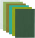 qiqee Green Series 6 Colors Dinner Paper Napkins, Disposable Hand Towels for Birthday, Wedding, Party (192 Count)