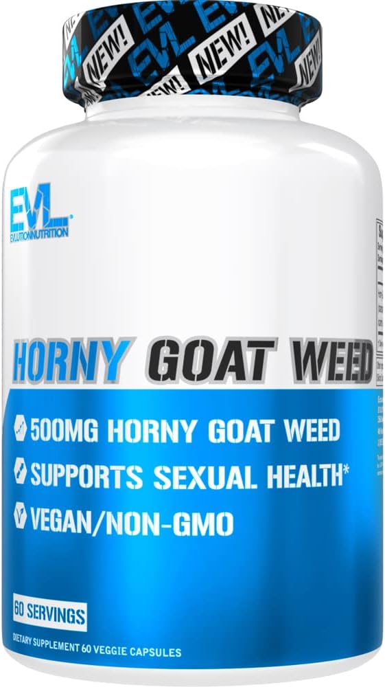 EVL Horny Goat Weed for Men, Male Enhancing Supplement for Performance, Size, Energy & Stamina