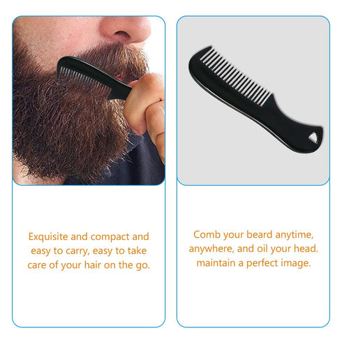 10pcs Mini Beard Comb for Men, Pocket Sized Comb for Grooming, Mustache Comb, Hair Care Comb