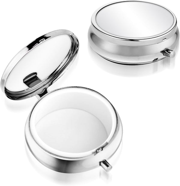 Sibba Portable Medicine Pill Case, Travel Multi-Functional Moisture Proof Pill Box for Purse
